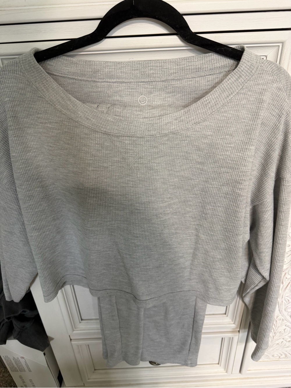 🤍 Gilly Hicks Heather Gray Waffle Knit Lounge Set 🤍